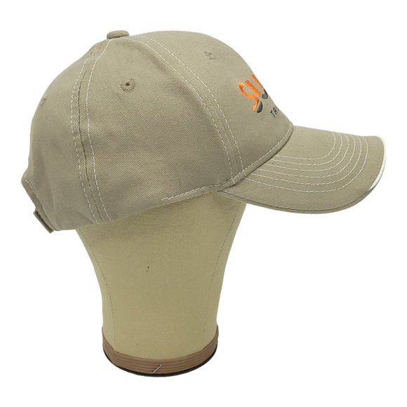 Summit Truck Group Khaki Strapback Cap Trucker Baseball Hat Embroidered Logo - Picture 9 of 12